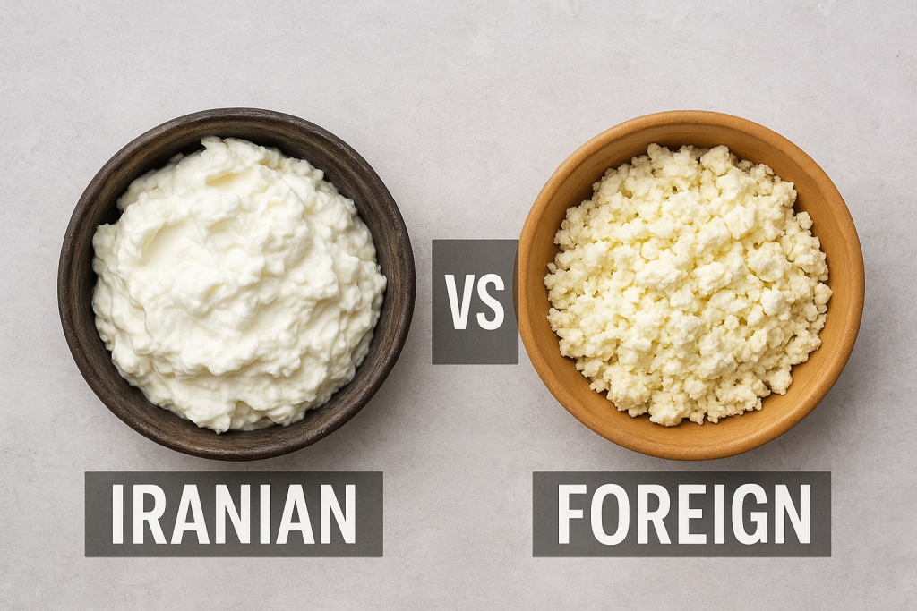 Comparing Iranian cheese rennet with foreign cheese rennet