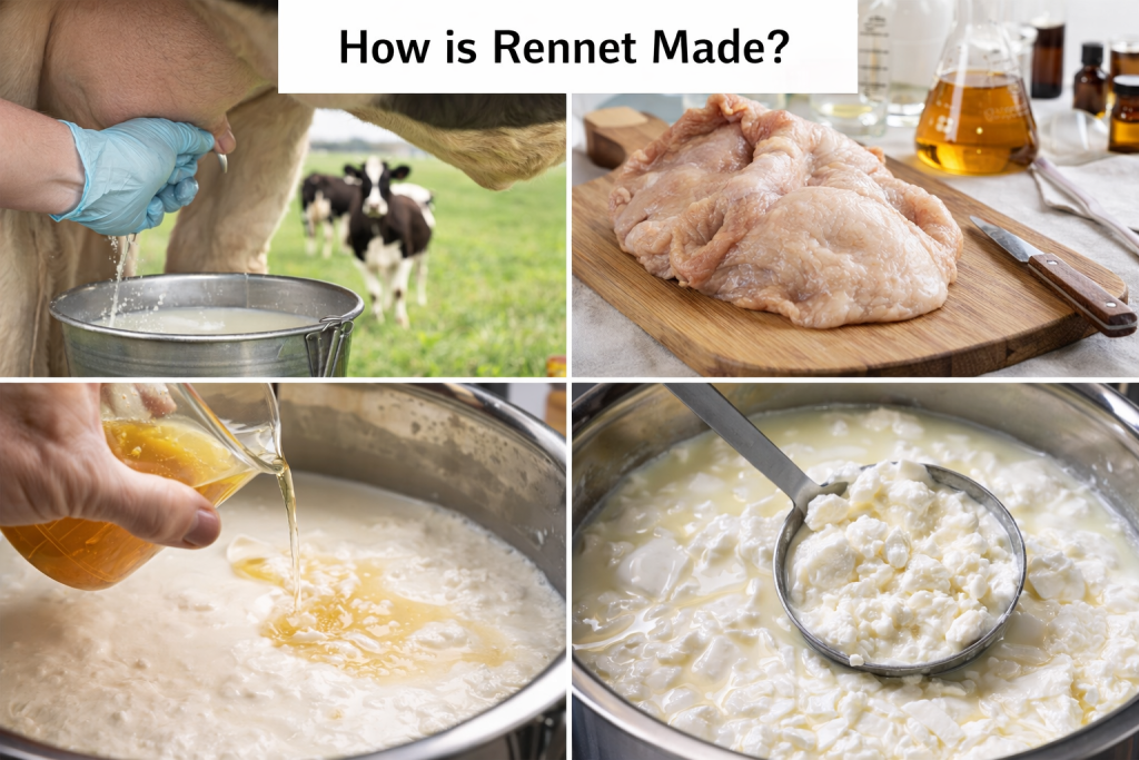 روش های مختلف تهیه ی مایه پنیر کدامند؟